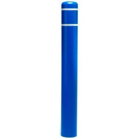 POST GUARD Post Guard® Bollard Cover CL1385KK, 4-1/2"Dia. X 52"H, Blue W/No Tape CL1385KK